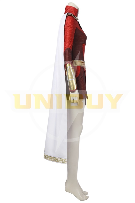 Shazam Fury of the Gods Lady Shazam Costume Cosplay Suit Mary Marvel Cloak Unibuy