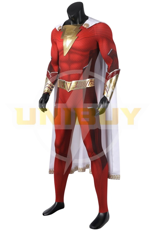 Shazam Fury of the Gods Costume Cosplay Billy Batson Bodysuit Ver 2 Unibuy