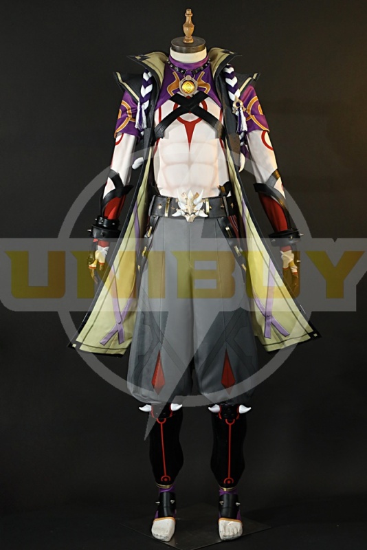 Arataki Itto Costume Cosplay Suit Genshin Impact Unibuy