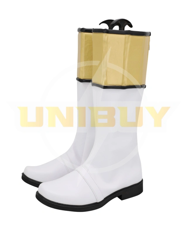 Mighty Morphin Power Rangers White Ranger Shoes Cosplay Men Boots Ver 1 Unibuy