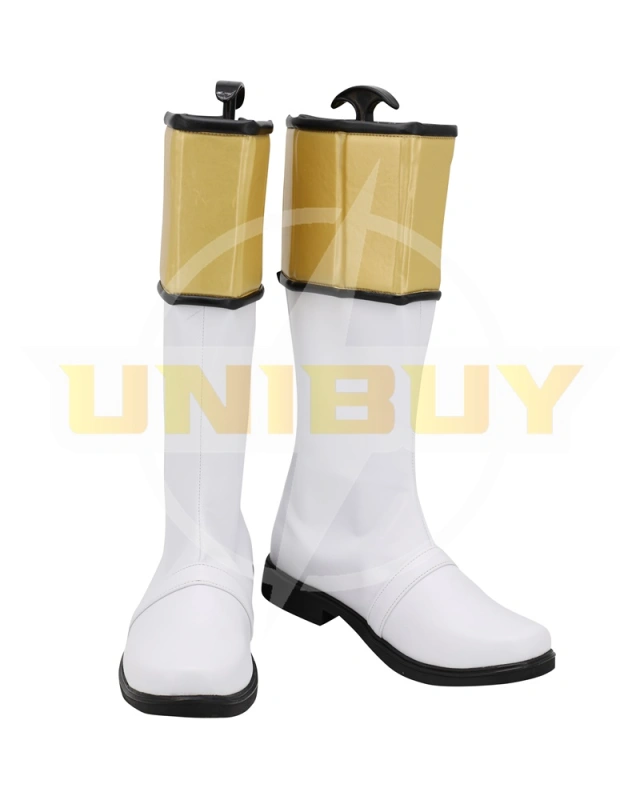 Mighty Morphin Power Rangers White Ranger Shoes Cosplay Men Boots Ver 1 Unibuy