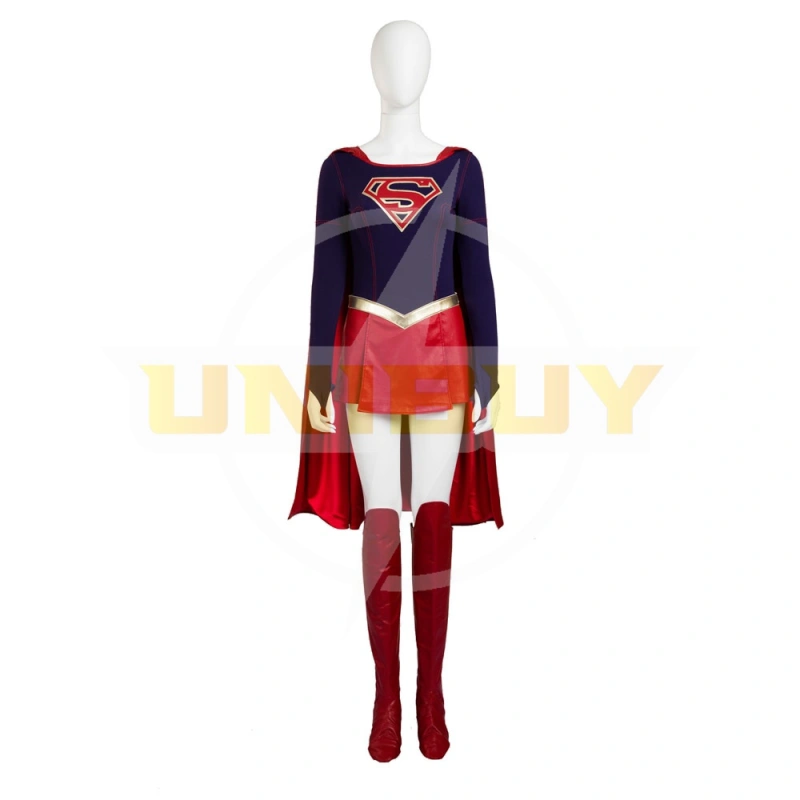 Supergirl Costume Cosplay Dress Kara Zor-El Danvers