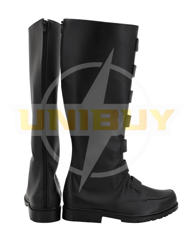 Star Wars Qui-Gon Jinn Shoes Cosplay Men Boots Black Version Unibuy
