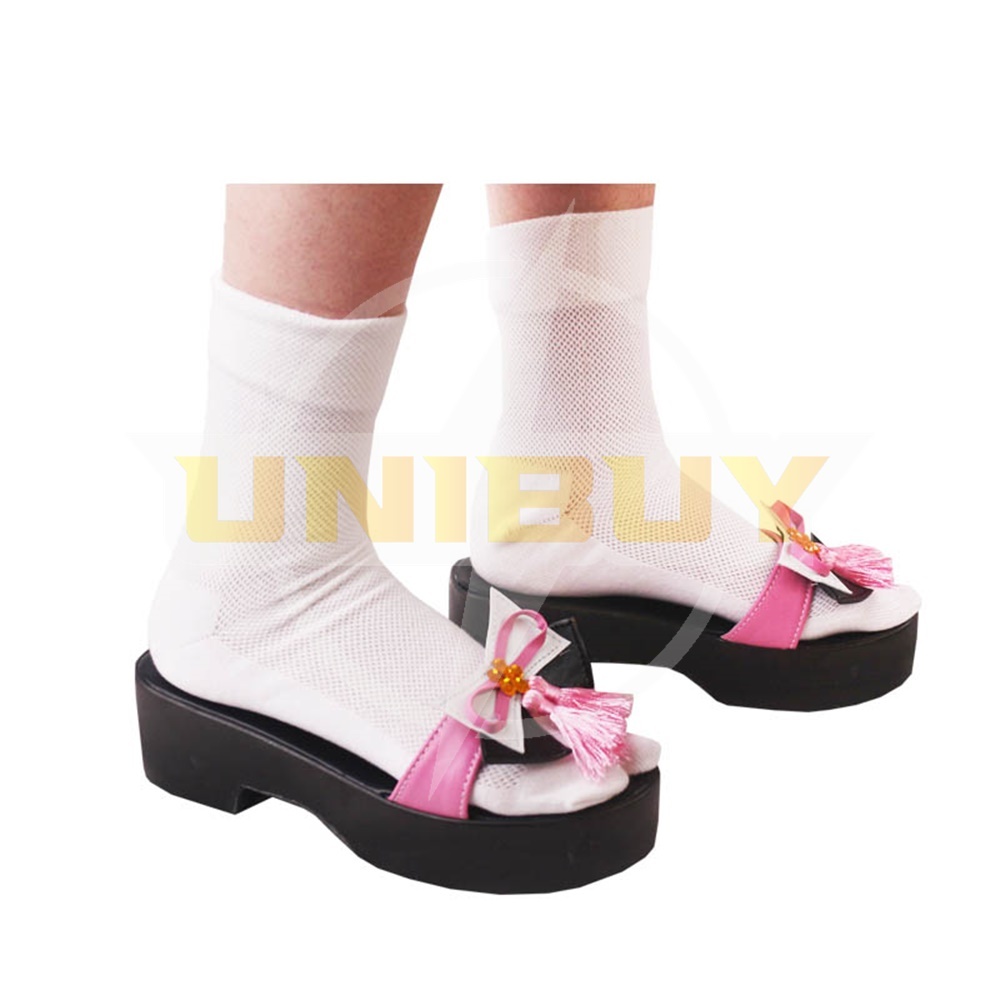 Genshin Impact Kamisato Ayaka Shoes Cosplay Women Boots Unibuy
