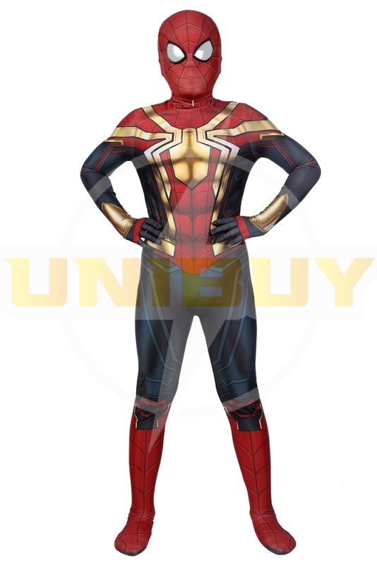 Spider-Man 3 No Way Home Costume Cosplay Peter Parker Kids Jumpsuit Unibuy