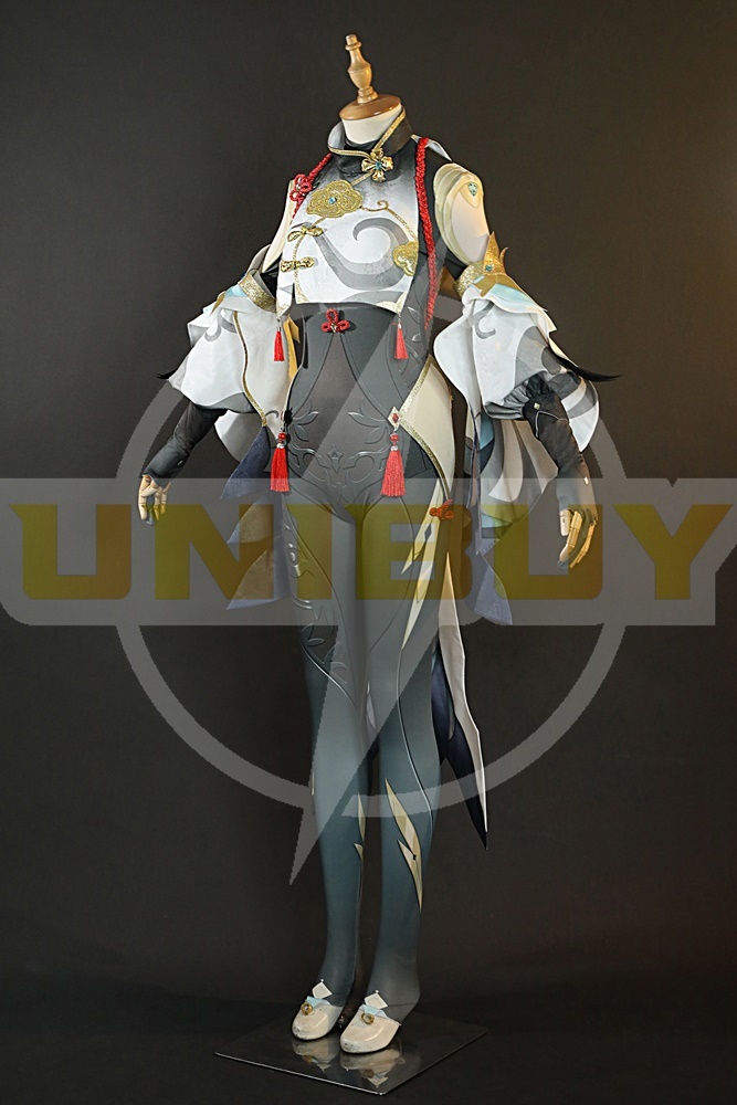 Shenhe Costume Cosplay Dress Genshin Impact Unibuy