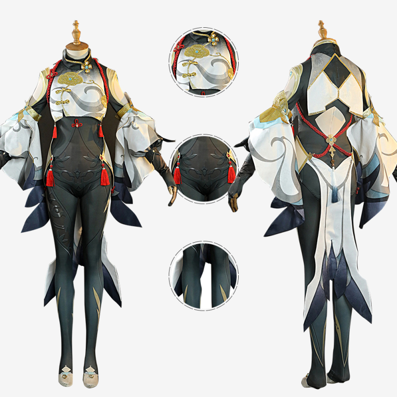 Shenhe Costume Cosplay Dress Genshin Impact Unibuy