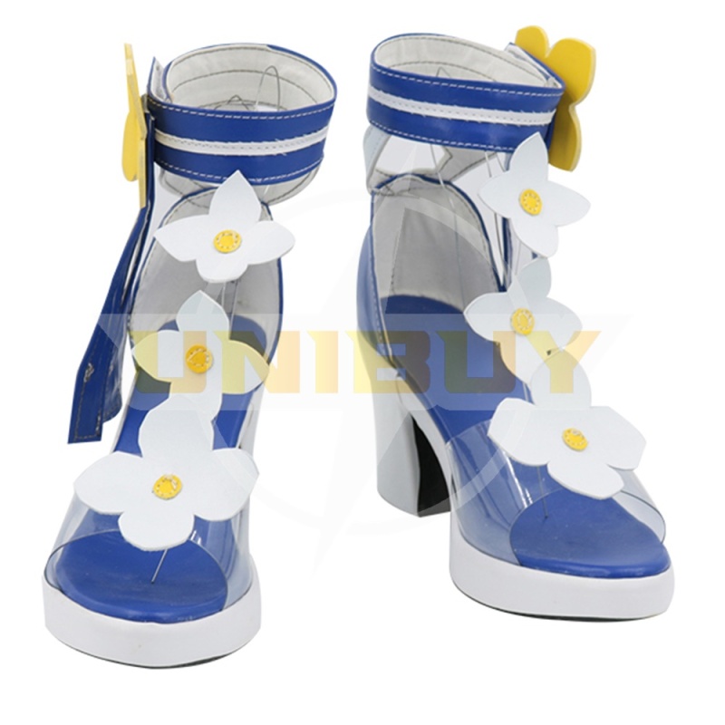 Genshin Impact Barbara Summertime Sparkle Shoes Cosplay Women Boots Ver 3 Unibuy