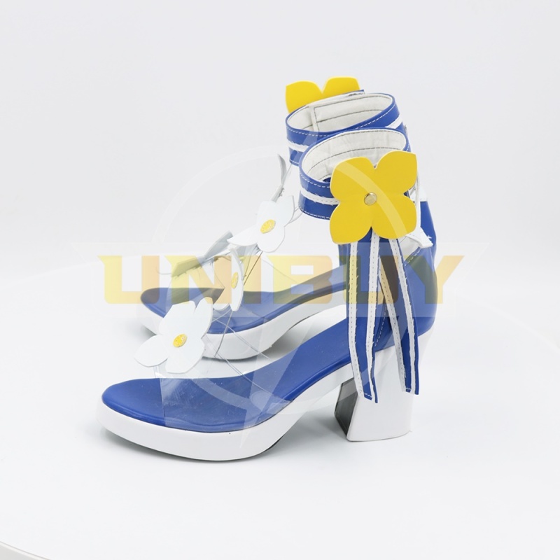 Genshin Impact Barbara Summertime Sparkle Shoes Cosplay Women Boots Ver 3 Unibuy