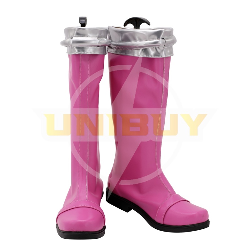 Rangers Dino Charge Pink Ranger Cosplay Shoes Women Boots Unibuy