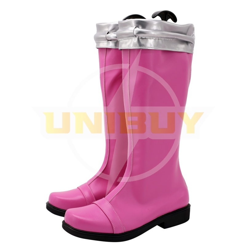Rangers Dino Charge Pink Ranger Cosplay Shoes Women Boots Unibuy