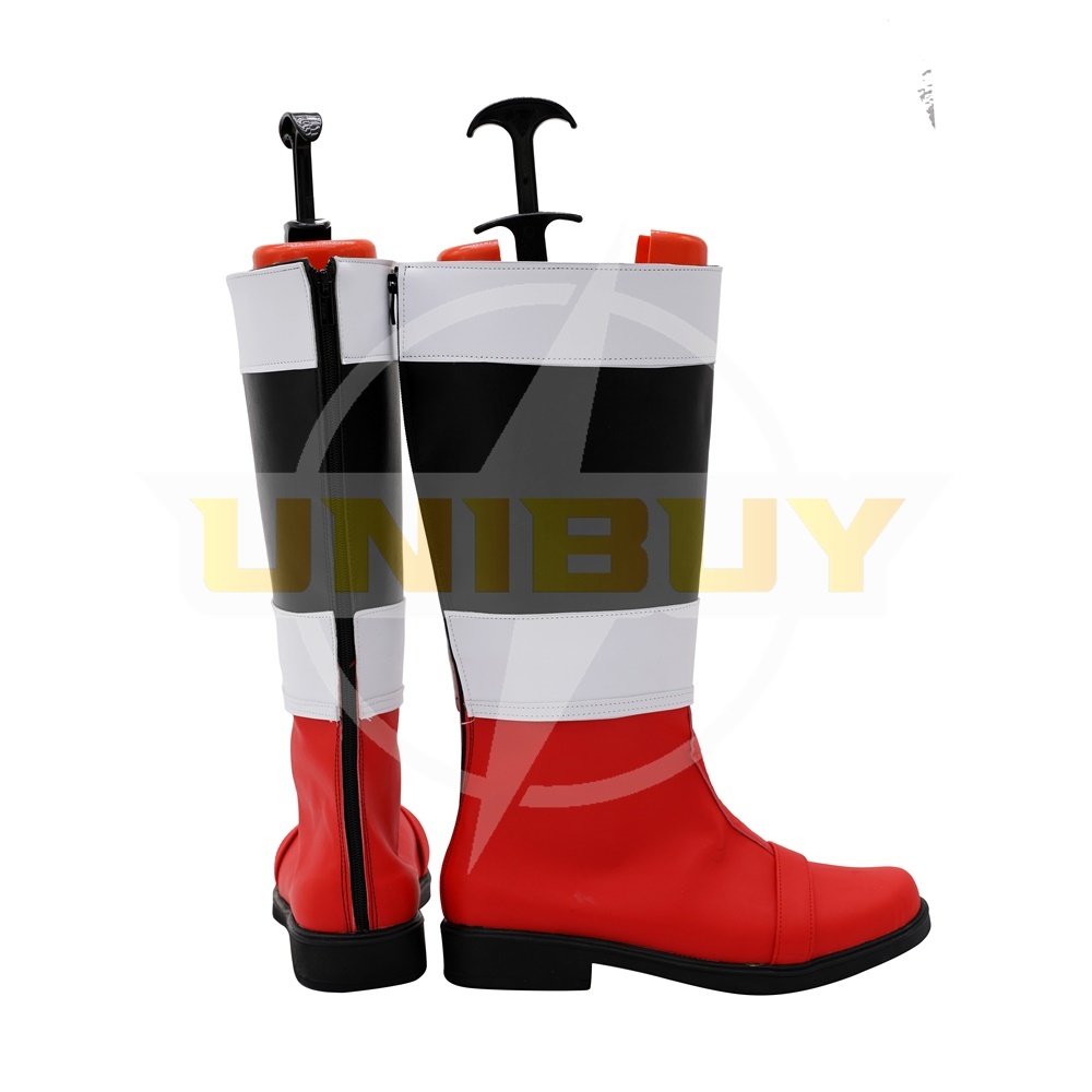Ninja Sentai Kakuranger	Ninja Red Cosplay Shoes Men Boots Unibuy