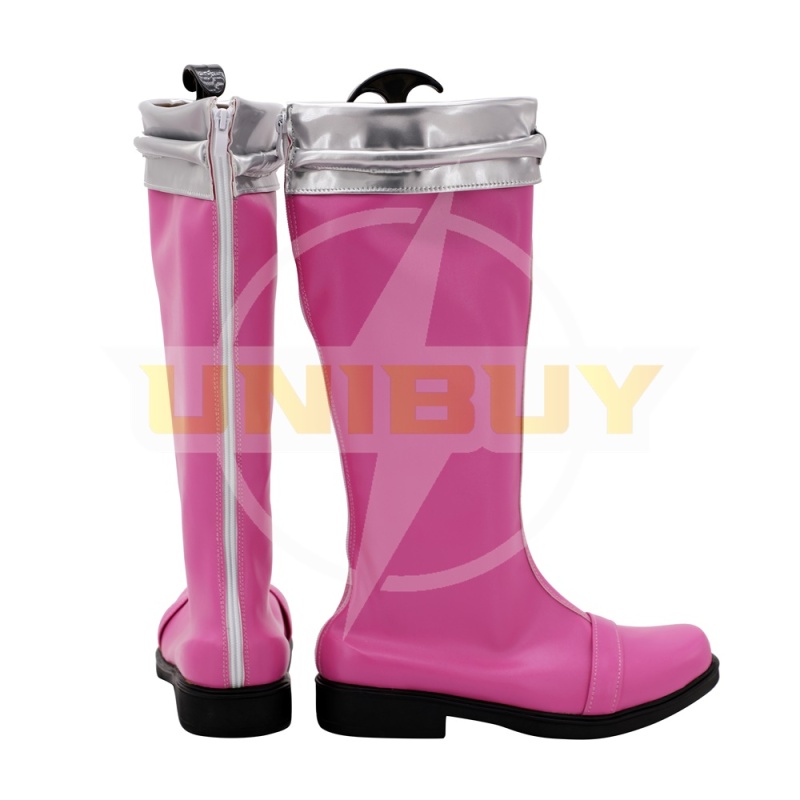 Rangers Dino Charge Pink Ranger Cosplay Shoes Women Boots Unibuy