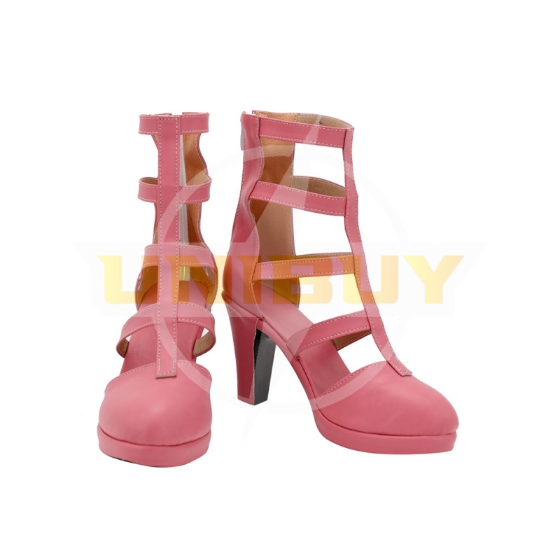 Aerith Gainsbrough Shoes Cosplay Final Fantasy VII Remake Women Boots Pink Unibuy