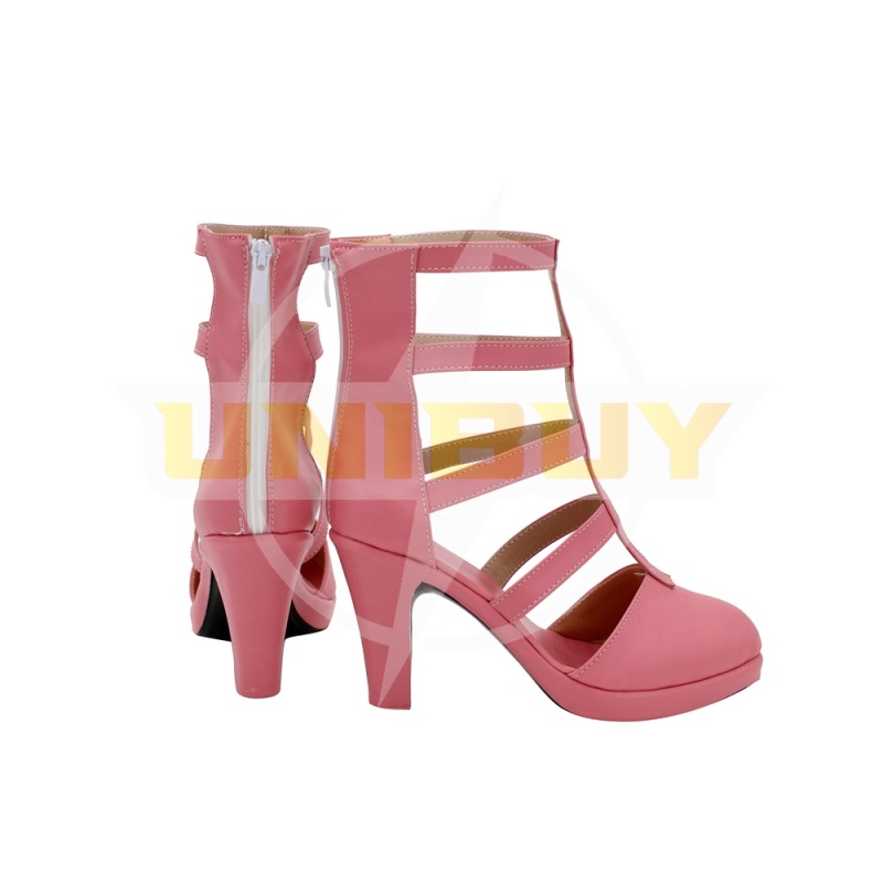 Aerith Gainsbrough Shoes Cosplay Final Fantasy VII Remake Women Boots Pink Unibuy