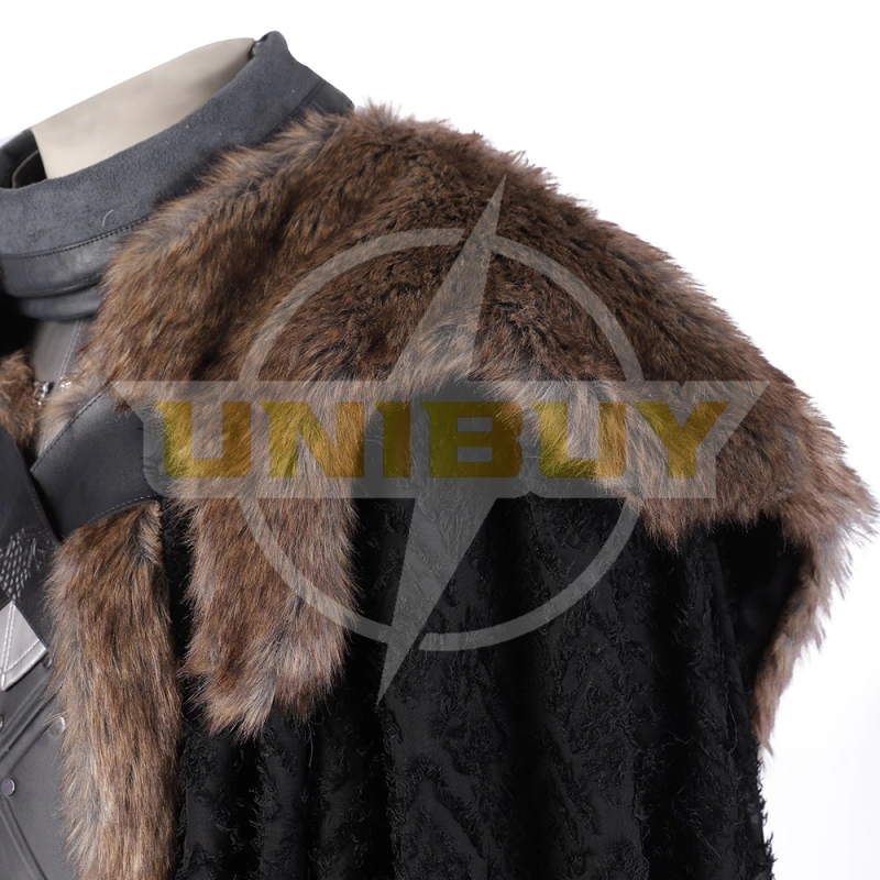 Game of Thrones S8 Jon Snow Costume Cosplay Suit With Cloak Unibuy