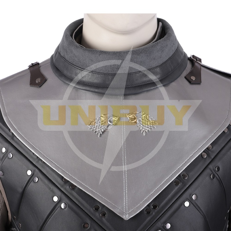 Game of Thrones S8 Jon Snow Costume Cosplay Suit With Cloak Unibuy