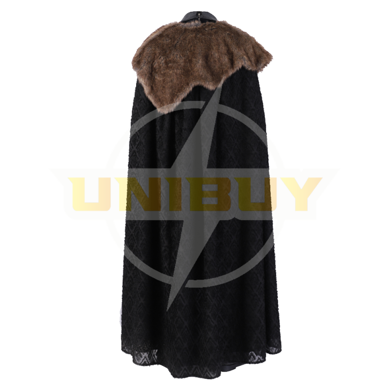 Game of Thrones S8 Jon Snow Costume Cosplay Suit With Cloak Unibuy