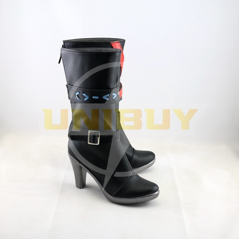Arknights Schwarz shoes Cosplay Women Boots Unibuy