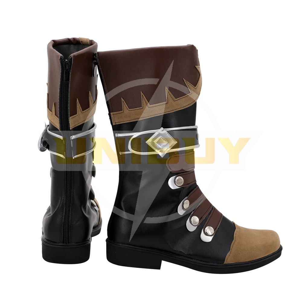 Genshin Impact Diluc Shoes Cosplay Men Boots Ver.3 Unibuy