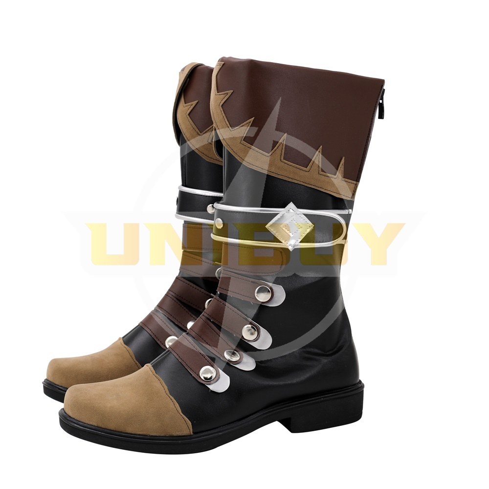Genshin Impact Diluc Shoes Cosplay Men Boots Ver.3 Unibuy