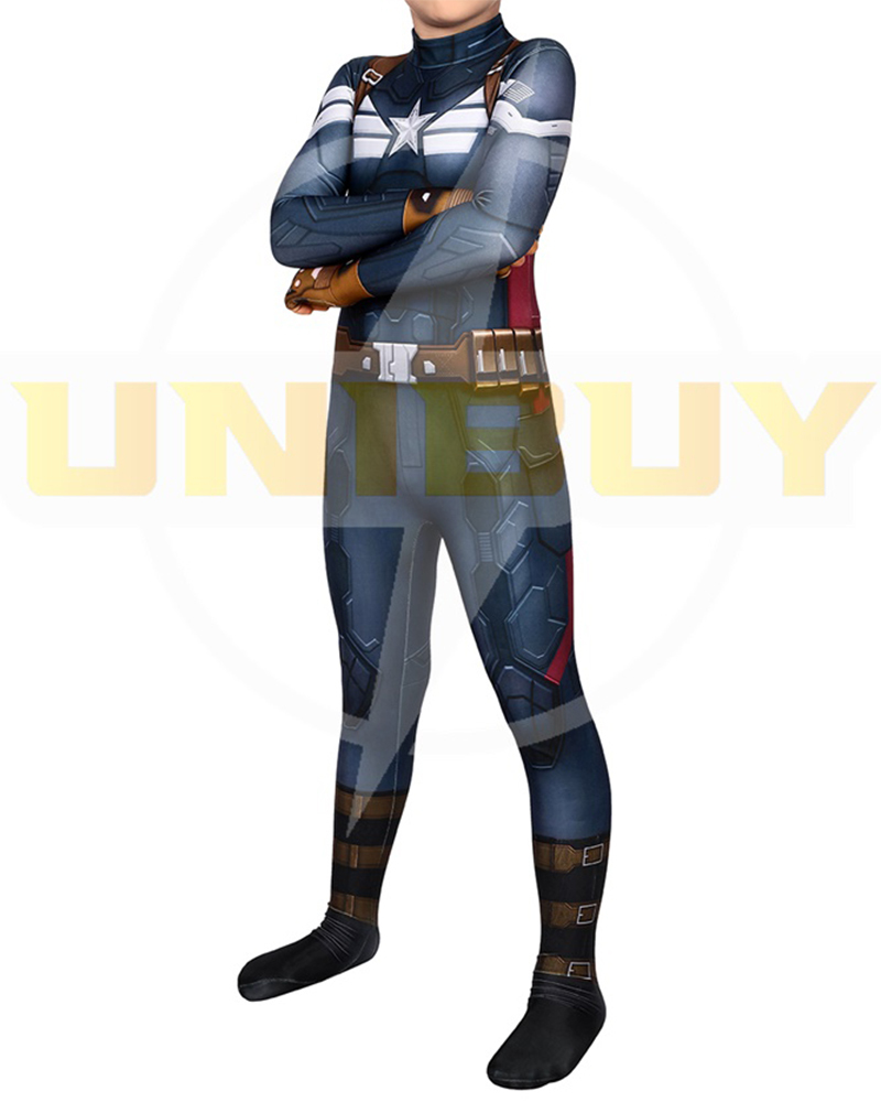 Captain America The Winter Soldier Costume Cosplay Suit Kids Steve Rogers Unibuy