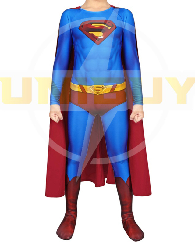 Superman Returns Costume Cosplay Suit Kids Clark Kent Unibuy