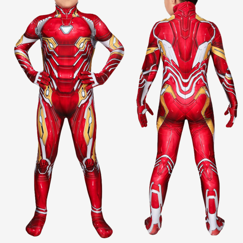 Iron Man Costume Cosplay Nanotech Suit KidsTony Stark Avengers Endgame Unibuy
