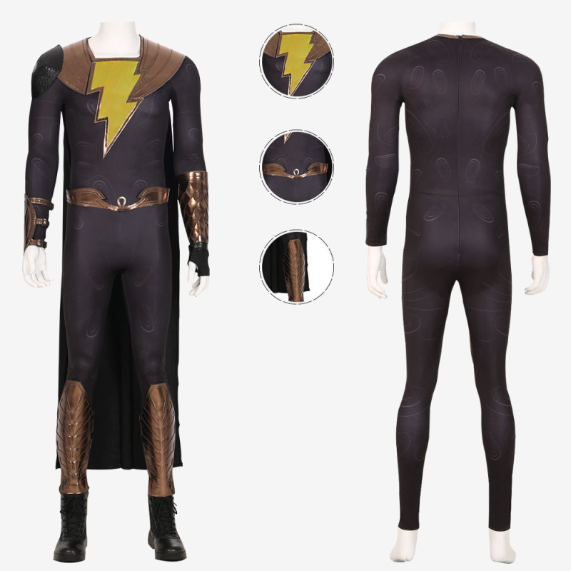 Black Adam Teth-Adam Costume Cosplay Suit with Cloak Unibuy