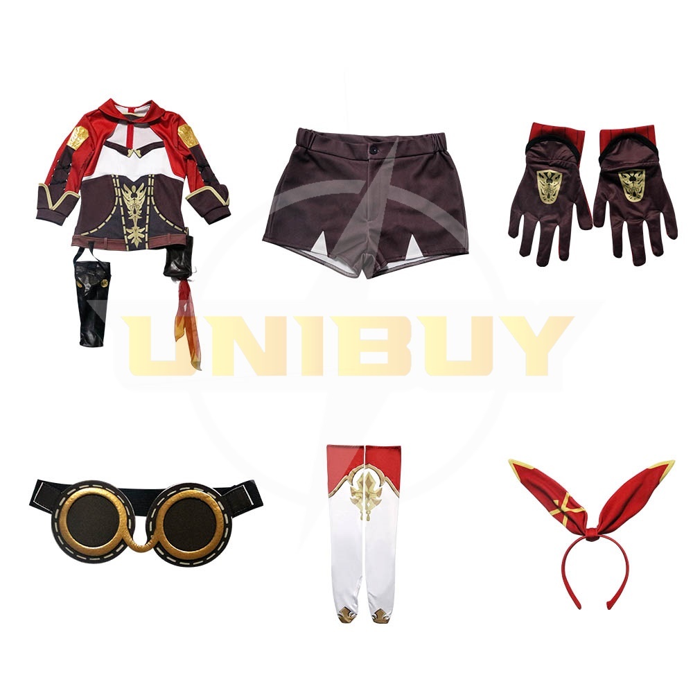 Genshin Impact Amber Costumes Cosplay Suit Unibuy