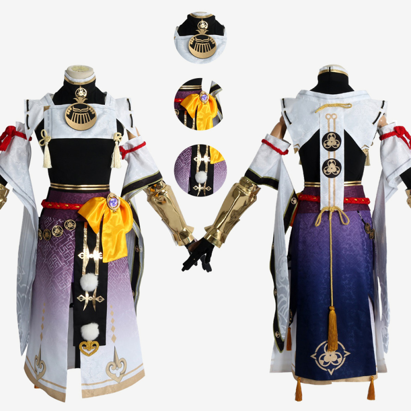Genshin Impact Kujou Sara Costume Cosplay Suit Ver.2 Unibuy