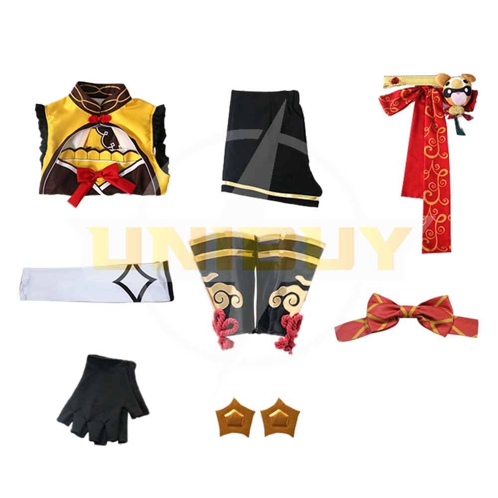 Genshin Impact Xiangling Costume Cosplay Suit Unibuy