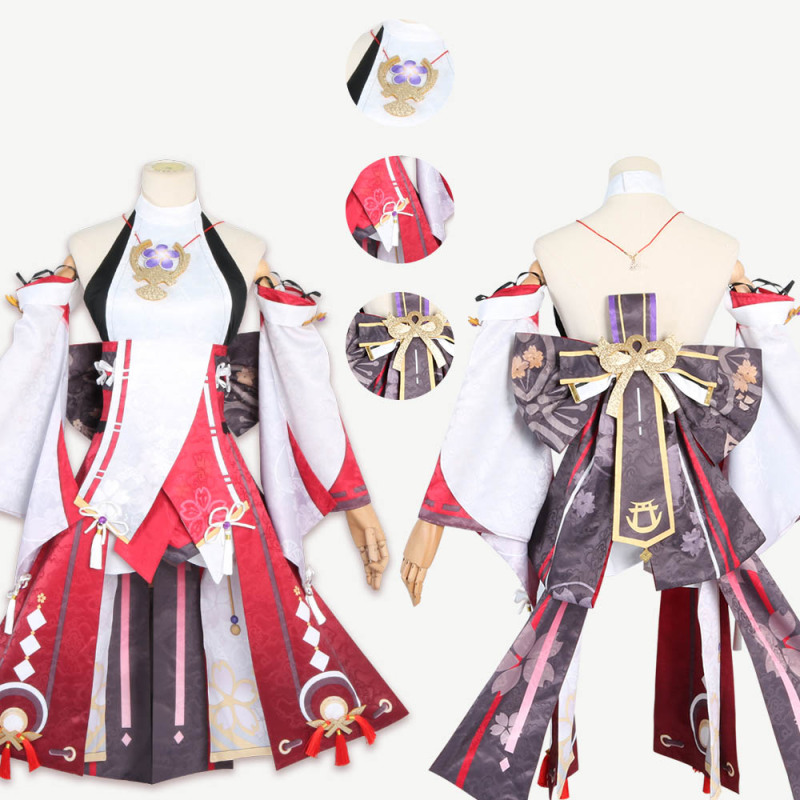 Yae Miko Costume Cosplay Dress Genshin Impact Ver.2 Unibuy