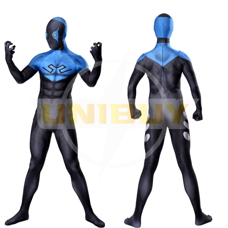 Young Justice Blue Beetle Costume Cosplay Suit Bodysuit For Men Kids Unibuy