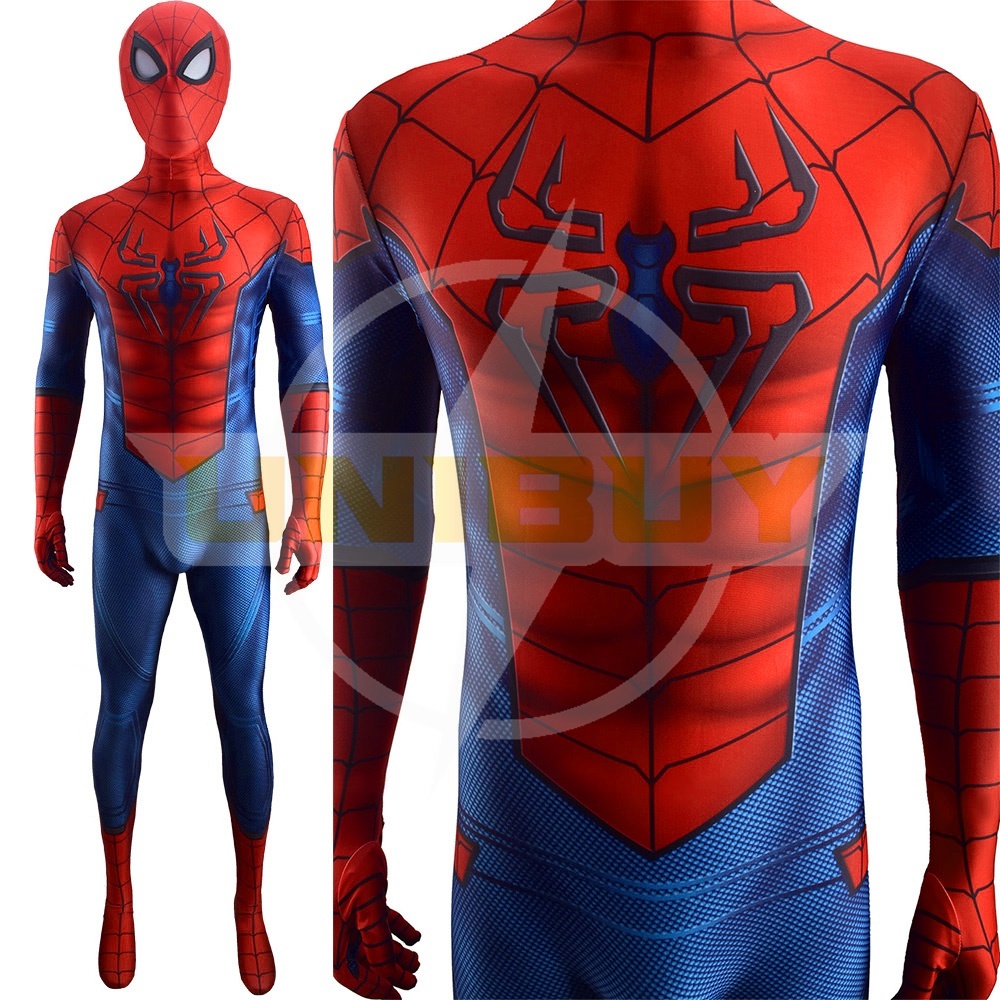 Marvel's Avengers Endgame DLC PS5 Spider-Man Costume Cosplay Suit Bodysuit For Men Kids Unibuy
