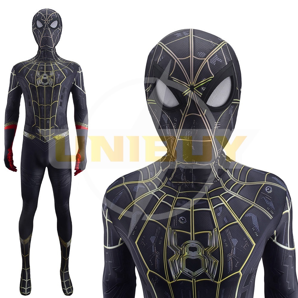 Spider-Man 3 No Way Home Costume Cosplay Suit Peter Parker Bodysuit For Men Kids Unibuy