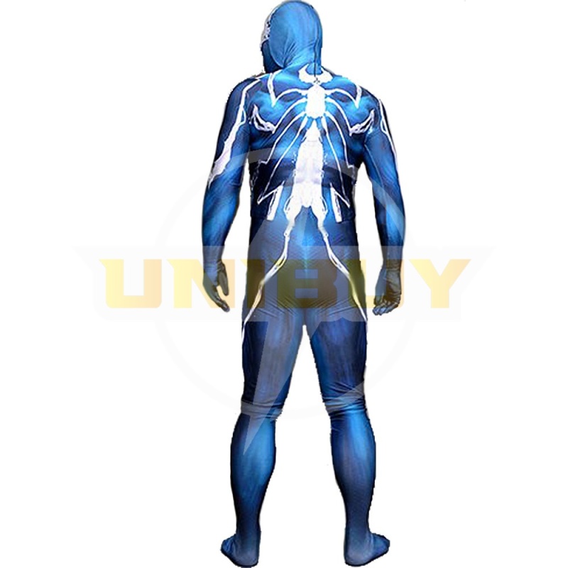 Spider-Man Venom Symbiote Blue Costume Cosplay Suit Bodysuit For Men Kids Unibuy