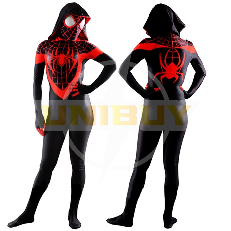 Spider-Man Miles Moreals Spider Girl Costume Cosplay Suit Bodysuit For Men Kids Unibuy