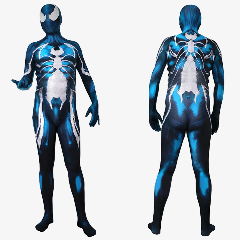 Spider-Man Venom Costume Cosplay Suit Symbiote Spiderman Bodysuit For Men Kids Unibuy