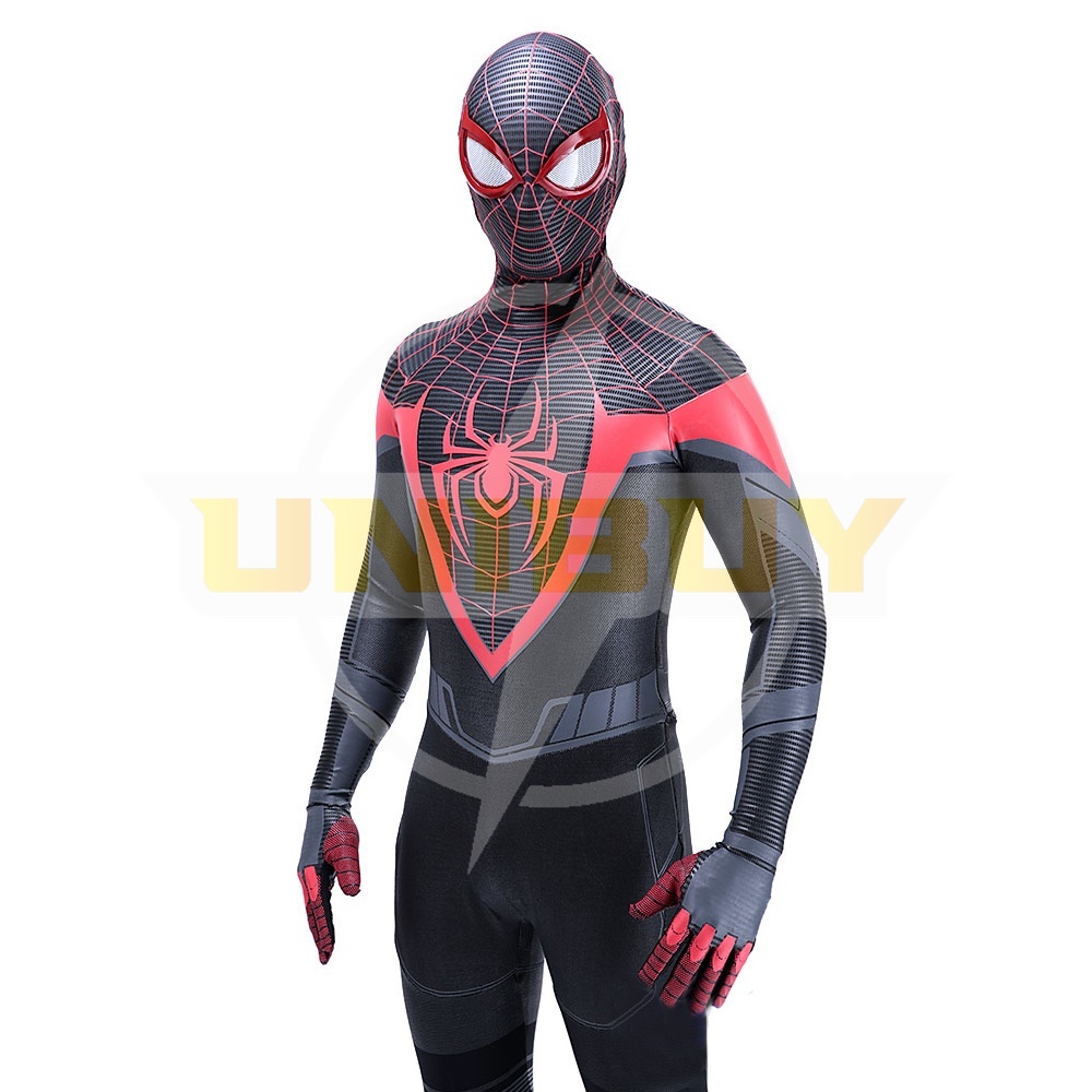 Spider-man PS5 Spider-Man Costume Miles Morales Cosplay Suit Bodysuit For Men Kids Unibuy