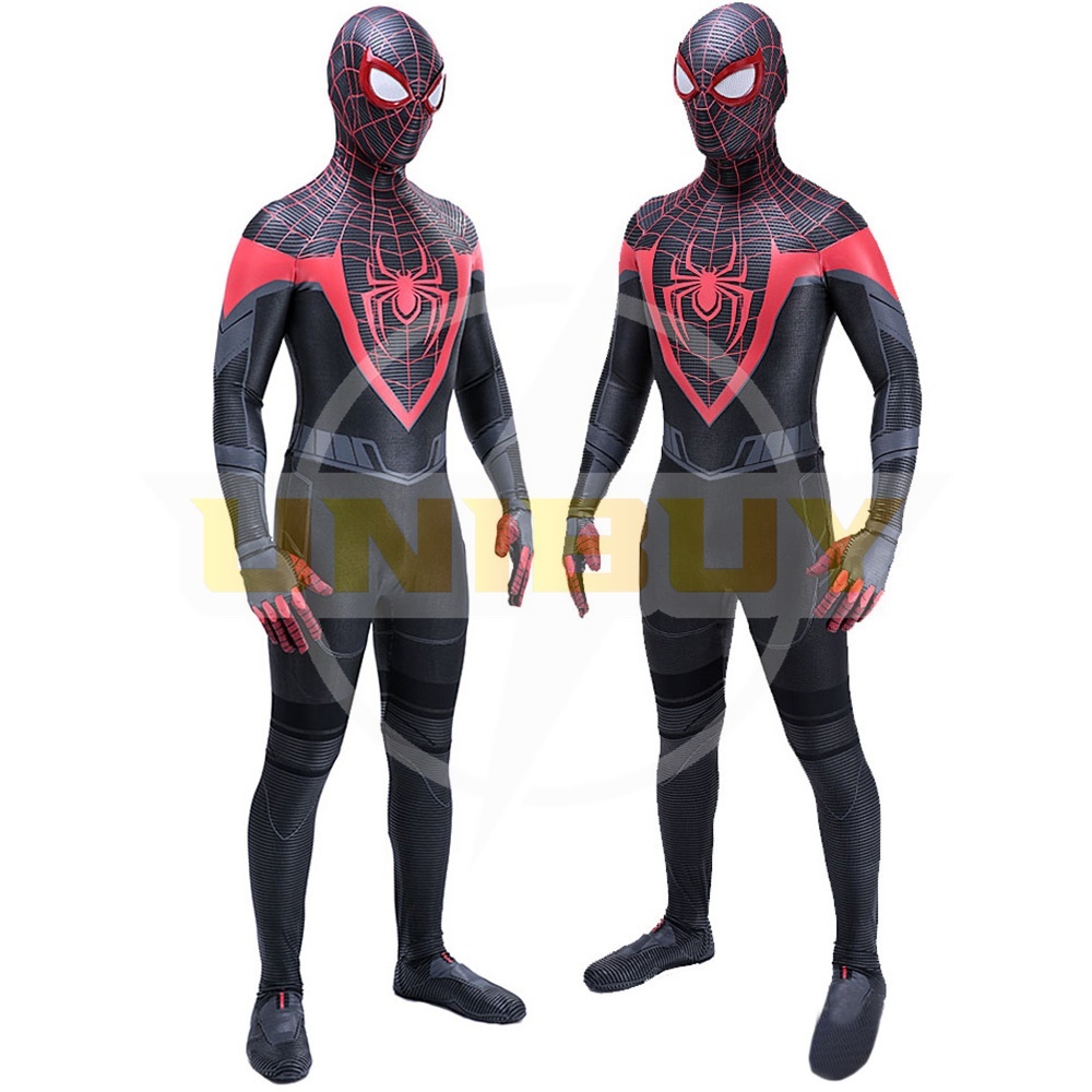 Spider-man PS5 Spider-Man Costume Miles Morales Cosplay Suit Bodysuit For Men Kids Unibuy