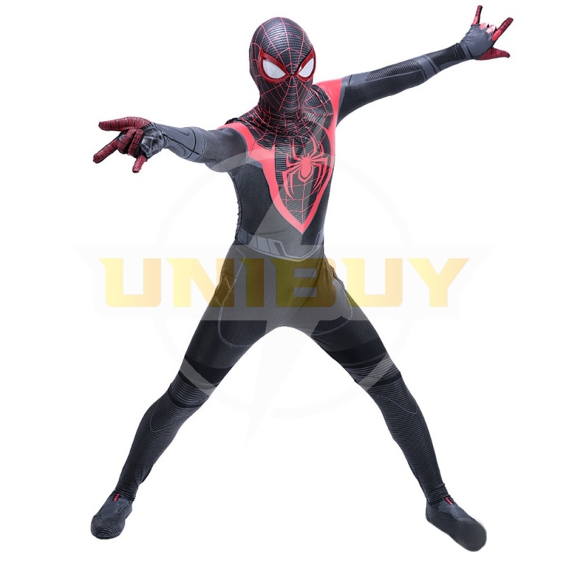 Spider-man PS5 Spider-Man Costume Miles Morales Cosplay Suit Bodysuit For Men Kids Unibuy