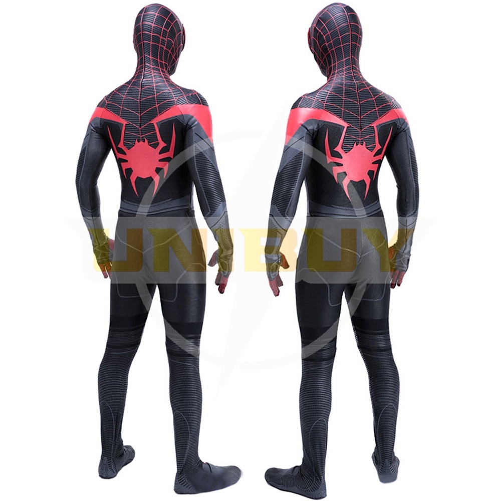 Spider-man PS5 Spider-Man Costume Miles Morales Cosplay Suit Bodysuit For Men Kids Unibuy