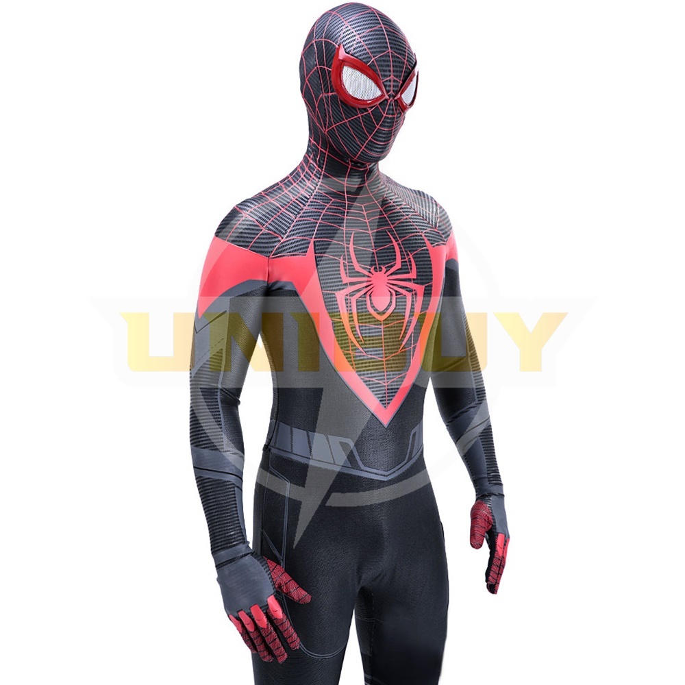 Spider-man PS5 Spider-Man Costume Miles Morales Cosplay Suit Bodysuit For Men Kids Unibuy