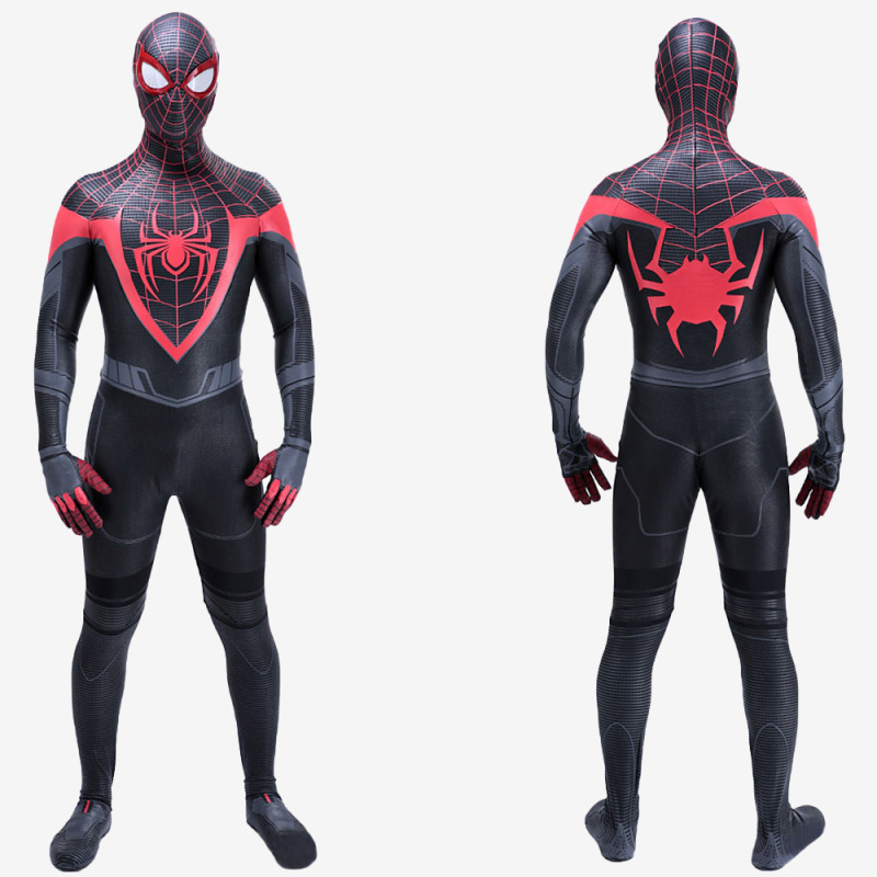 Spider-man PS5 Spider-Man Costume Miles Morales Cosplay Suit Bodysuit For Men Kids Unibuy