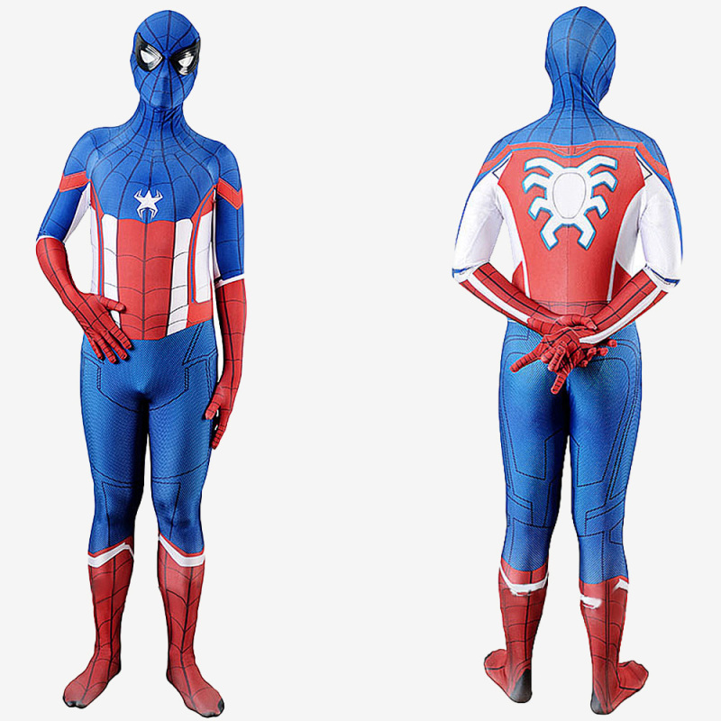 Avengers Costume  Captain America Spider Man Cosplay Suit Bodysuit For Men Kids Unibuy