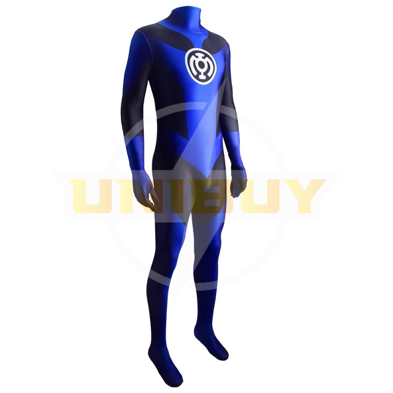 Green Lantern Costume Blue Lantern Corps Cosplay Suit For Kids Men Unibuy