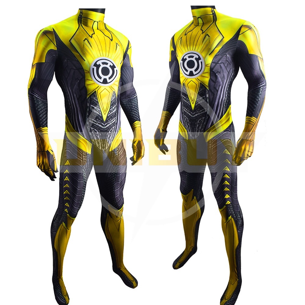 DC comic Costume Thaal Sinestro Cosplay Suit For Kids Men Unibuy