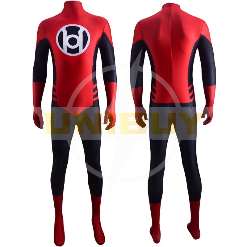 Green Lantern Costume Red Lantern Corps Cosplay Suit Bodysuit For Men Kids Unibuy