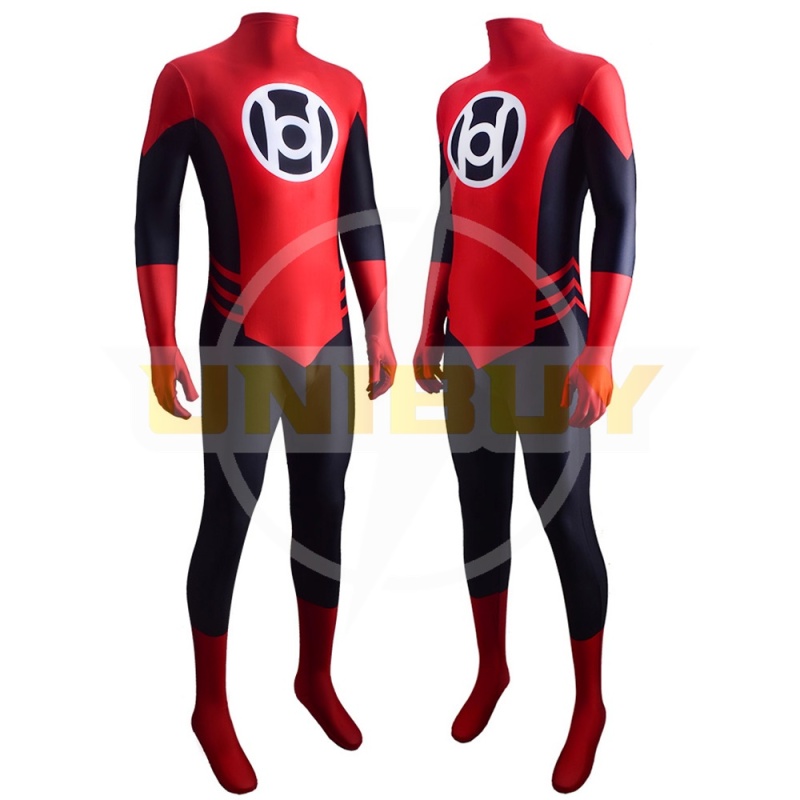 Green Lantern Costume Red Lantern Corps Cosplay Suit Bodysuit For Men Kids Unibuy